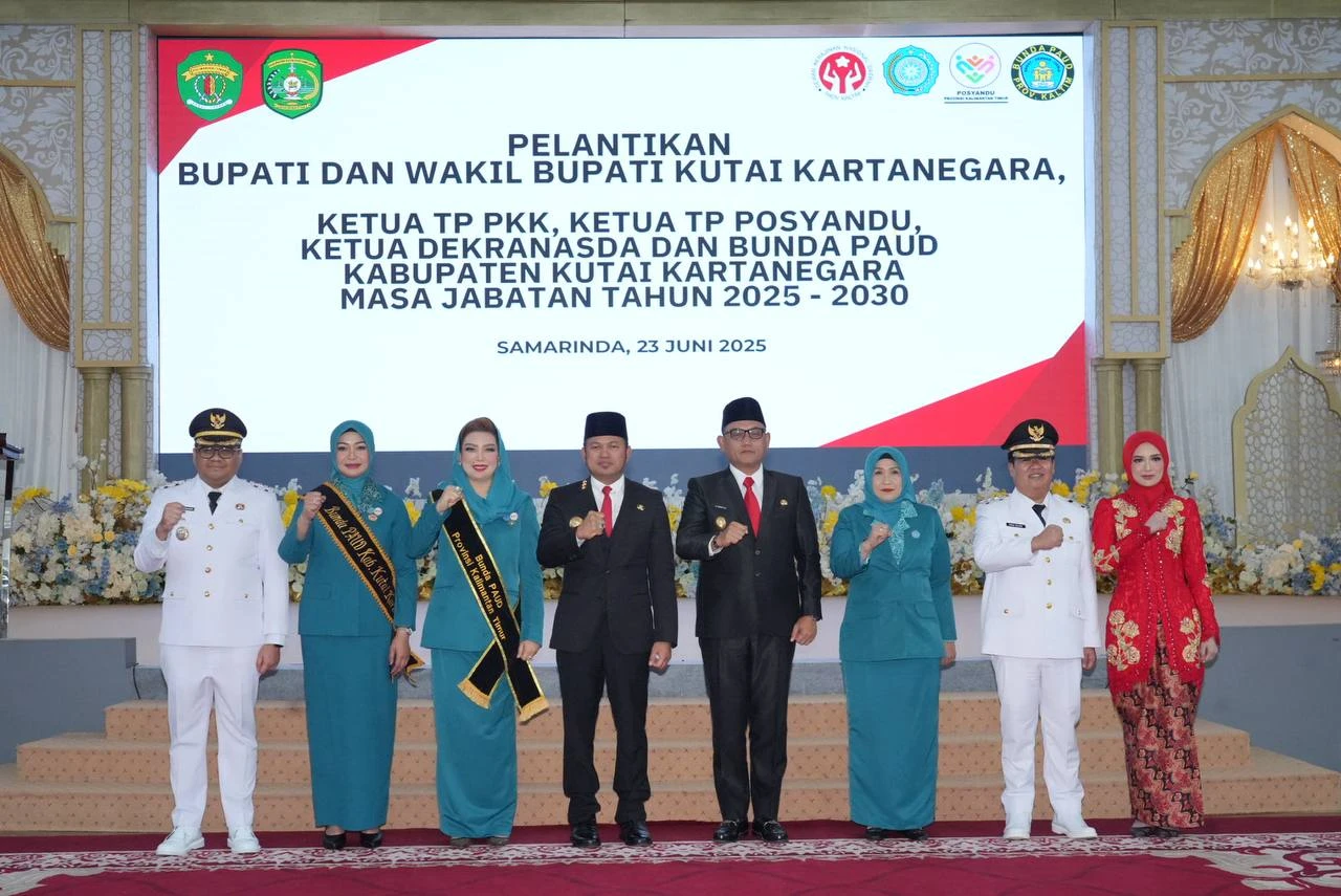 Kukar Punya Nahkoda Baru: Aulia-Rendi Resmi Dilantik, Janji Gaspol Tanpa "100 Hari Kerja"